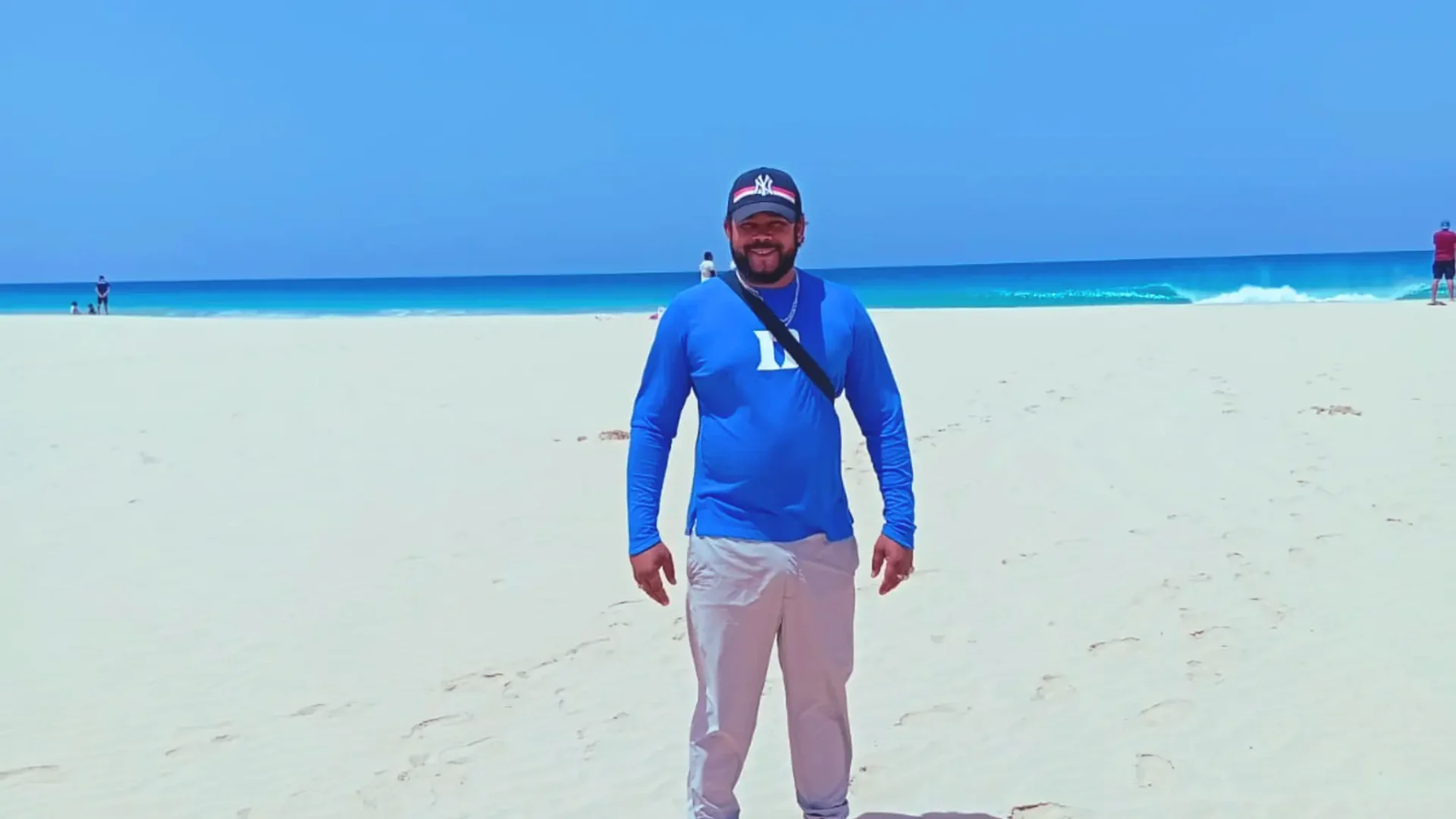 Alex Resende at Boa Vista Beach panoramic